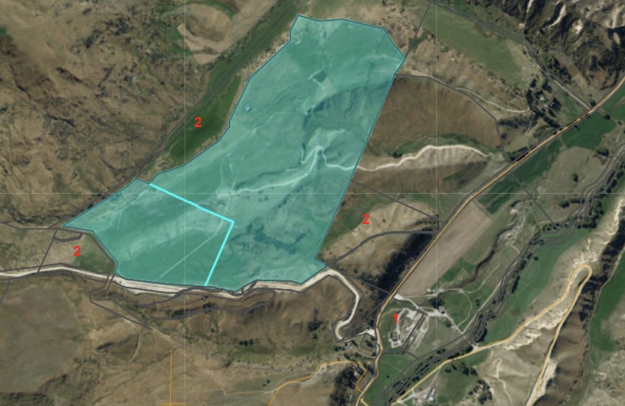 The location of the proposed dry slope in the Cardrona Valley would come off the Cardrona...