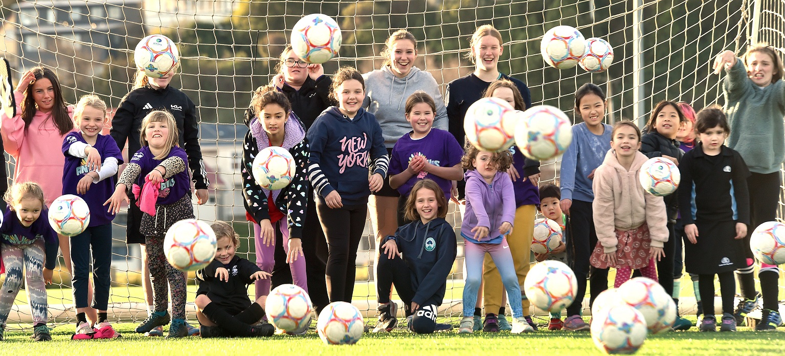 Young Dunedin footballers prepare for a big weekend of football ahead of training at Logan Park...