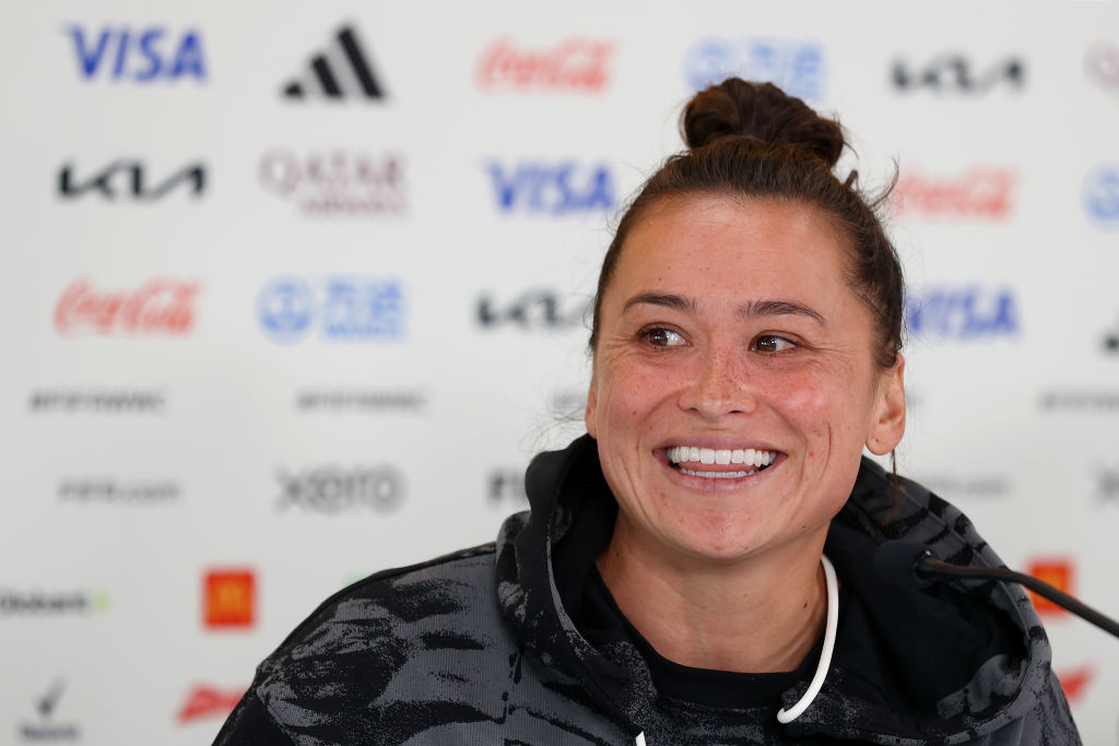 Football Ferns co-captain and veteran defender Ali Riley. Photo: Getty Images 