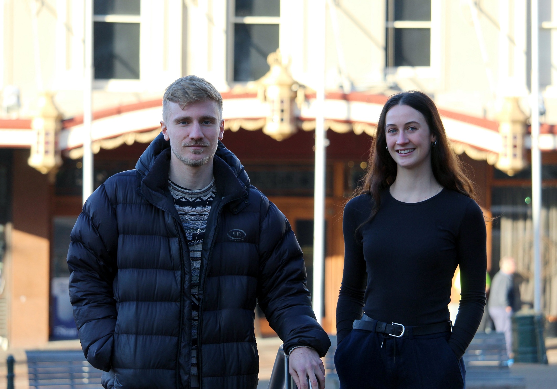 Former science communication students Janic Gorman (left) and Jacqui Lynch are looking forward to...