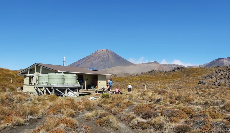 Oturere Hut on the Tongariro Northern Circuit. Photo: RNZ