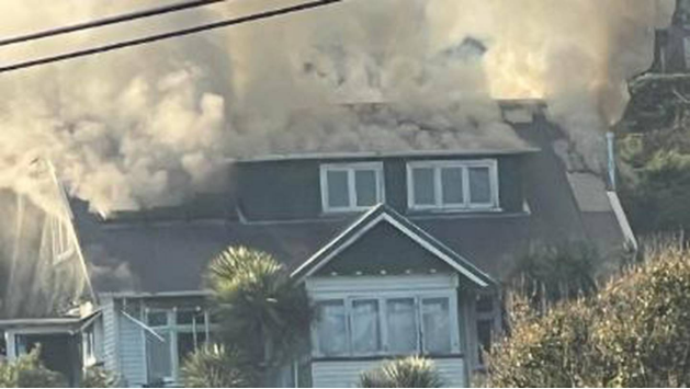 A couple in Christchurch face starting over again after losing their home and belongings in a fire.