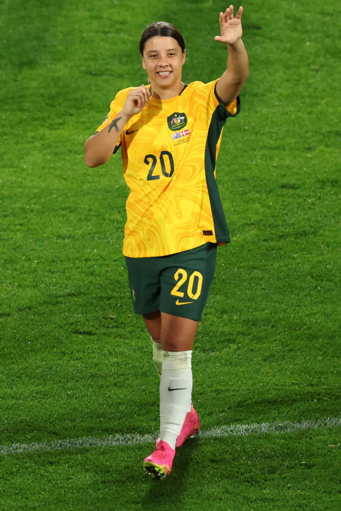 Australia's Sam Kerr will return to take on the French.  PHOTO: GETTY IMAGES