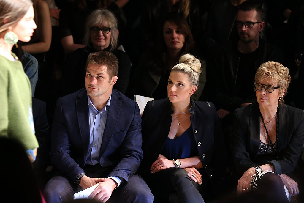 Former All Black captain Richie McCaw and former Black Stick Gemma Flynn. Photo: Getty Images 