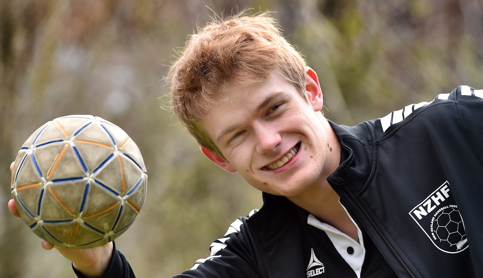 John Barham, 18, has just returned from the U19 World Handball Championships in Croatia. Photo:...