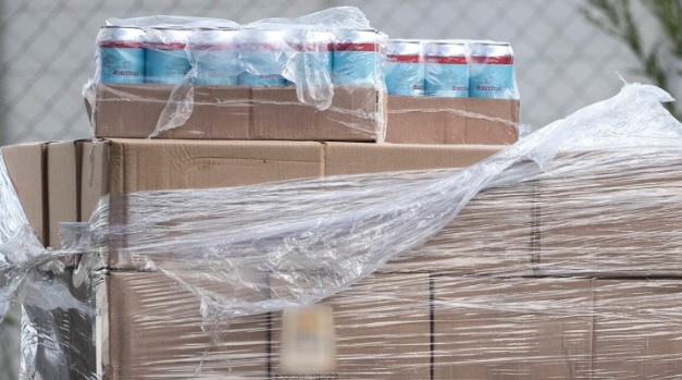 The methamphetamine was concealed in a shipment of kombucha and beer cans. Photo: NZ Herald