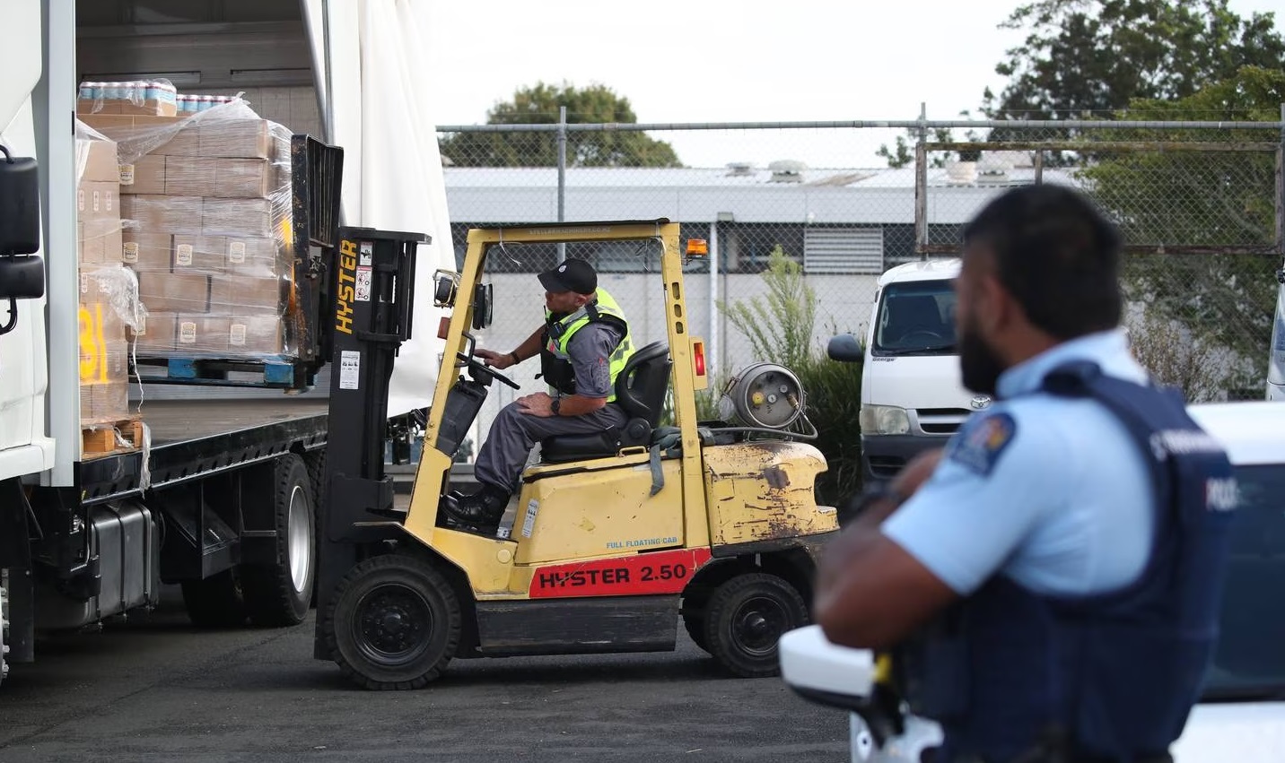 More than 700kg of meth was seized by police during a search in Auckland's Manukau in March....