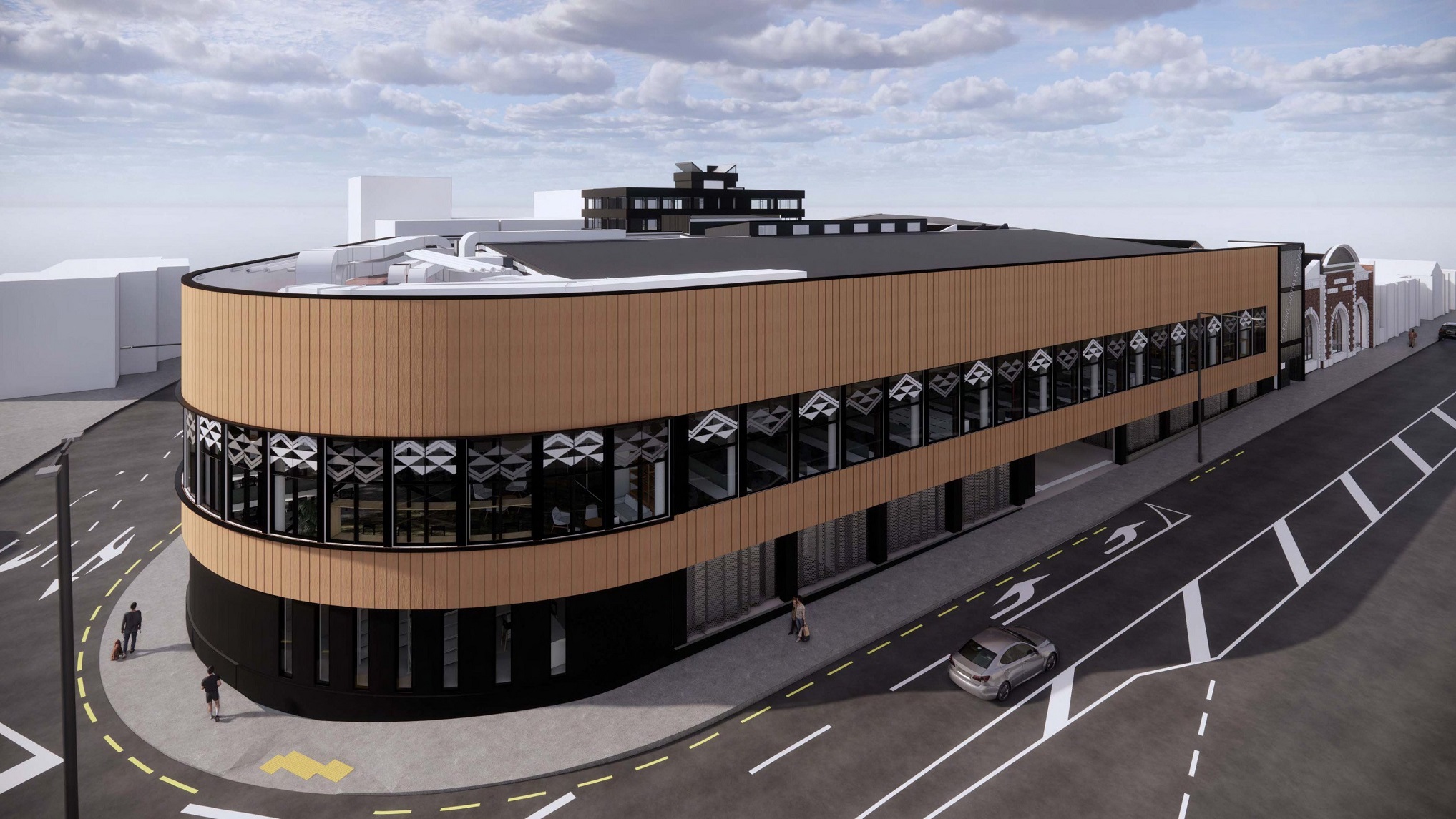 The proposed conversion of the former Warehouse building in Maclaggan St to a new headquarters...