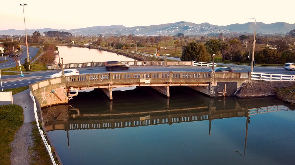  A major project for the east as the battered earthquake-damaged Pages Rd bridge is finally in...