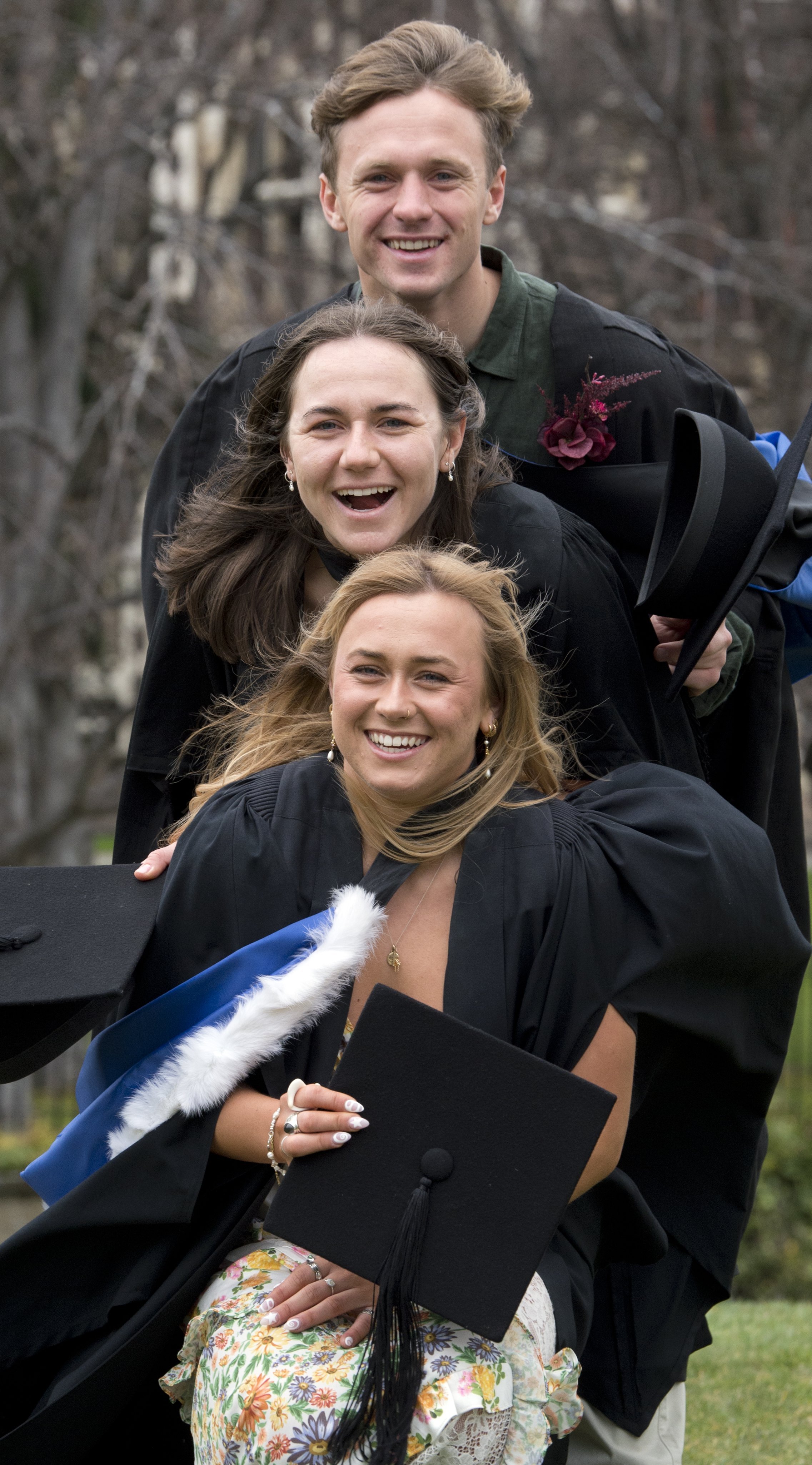 The Smiths (from top) Finnian and sisters Matigan and Ciara graduated from the University of...