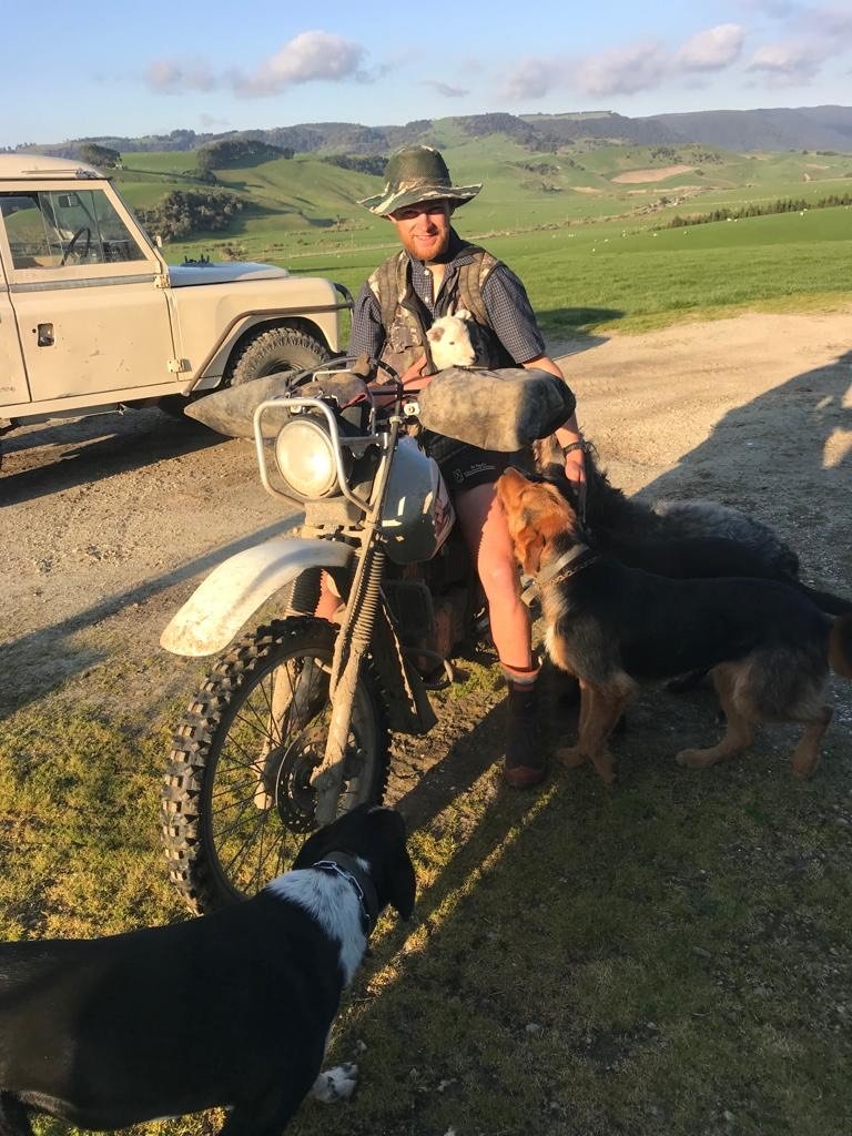 Shepherd Dean Stewart on the job in Southland. Photo: supplied