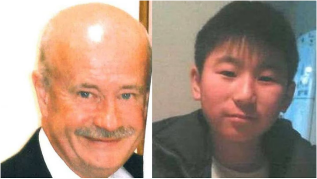 John Beckenridge (left) disappeared with his step-son Mike Zhao-Beckenridge (right) in March 2015.