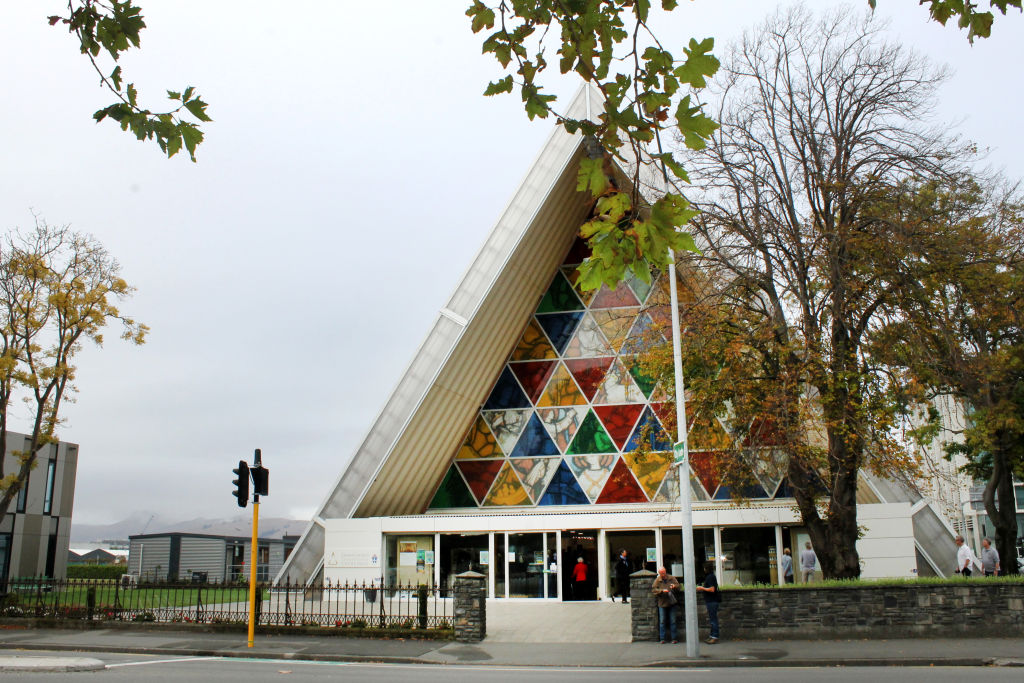 The Transitional Cathedral - as it is formally known - opened in 2013 in the central city. Photo:...