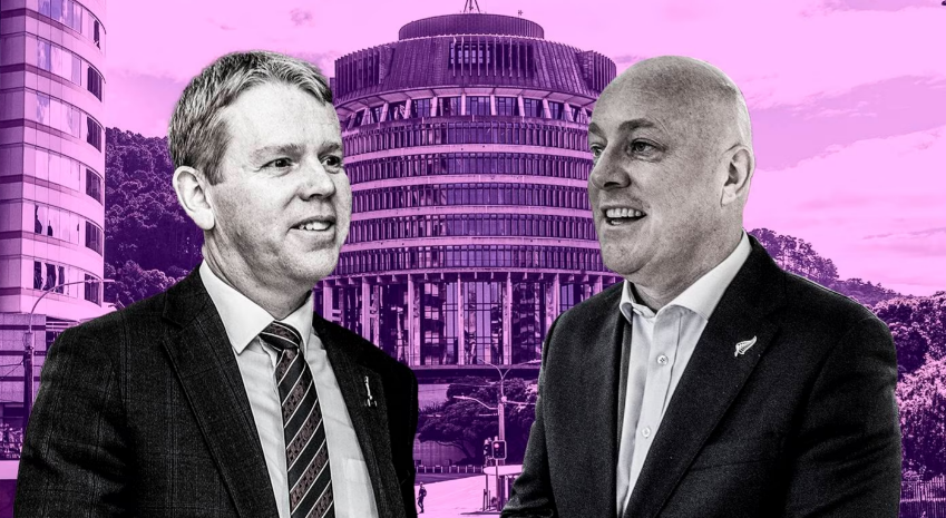 Chris Hipkins and Chris Luxon are level pegging in the preferred Prime Minister stakes, a new...