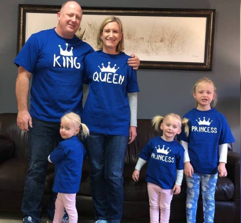 Graham and Lauren Dickason with their daughters, from left, Maya, Karla, and Liane. Photo: supplied 