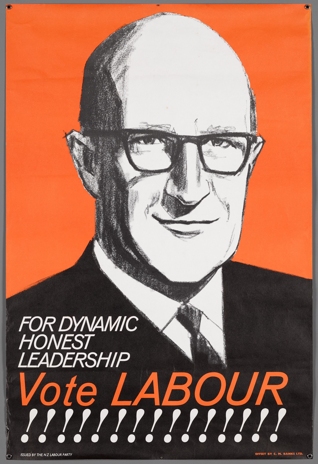 "For Dynamic Honest Leadership Vote Labour !!!!!!!!!!!!!!!" Labour Party, 1963.