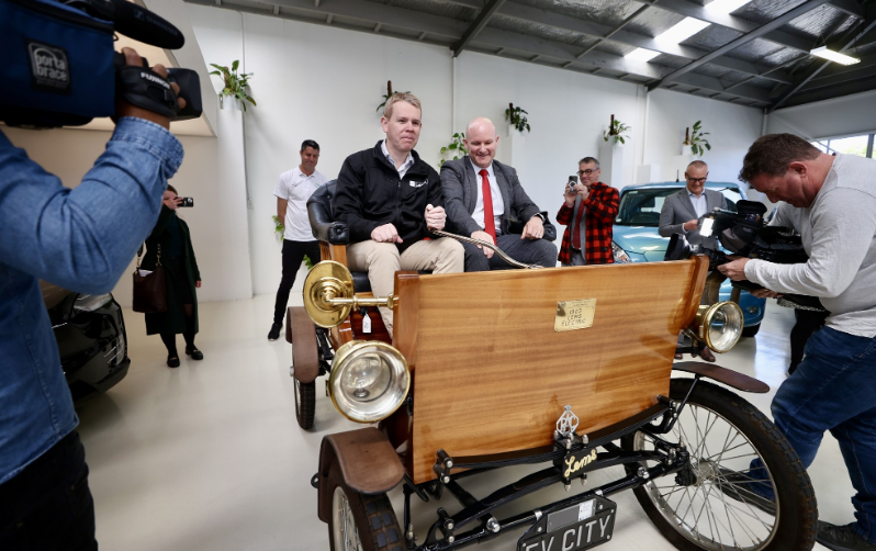 Labour leader Chris Hipkins campaigned in Christchurch today which included a visit to a second...