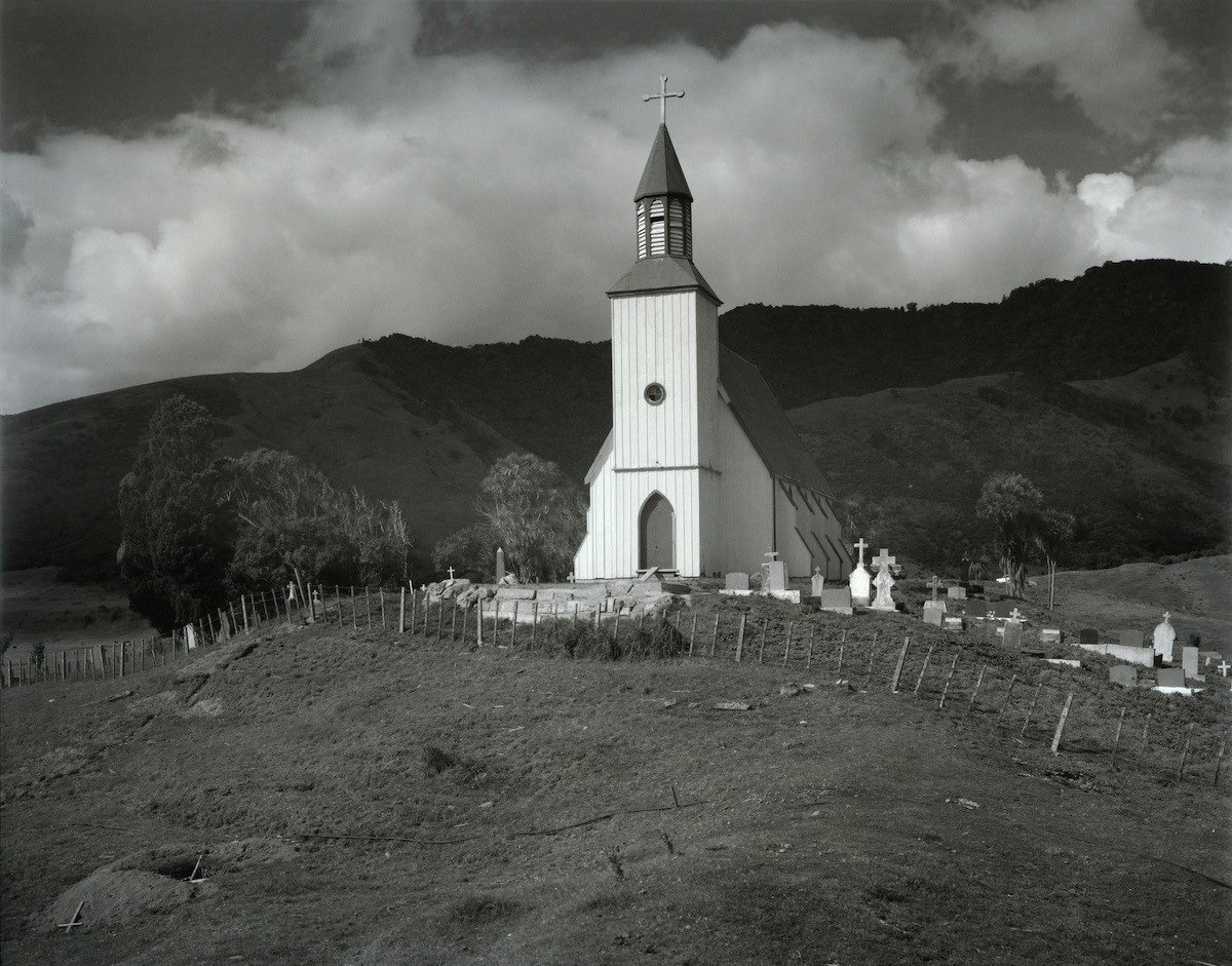 St Gabriel’s Catholic Church, Pawarenga, Whangape Harbour, by Laurence Aberhart.