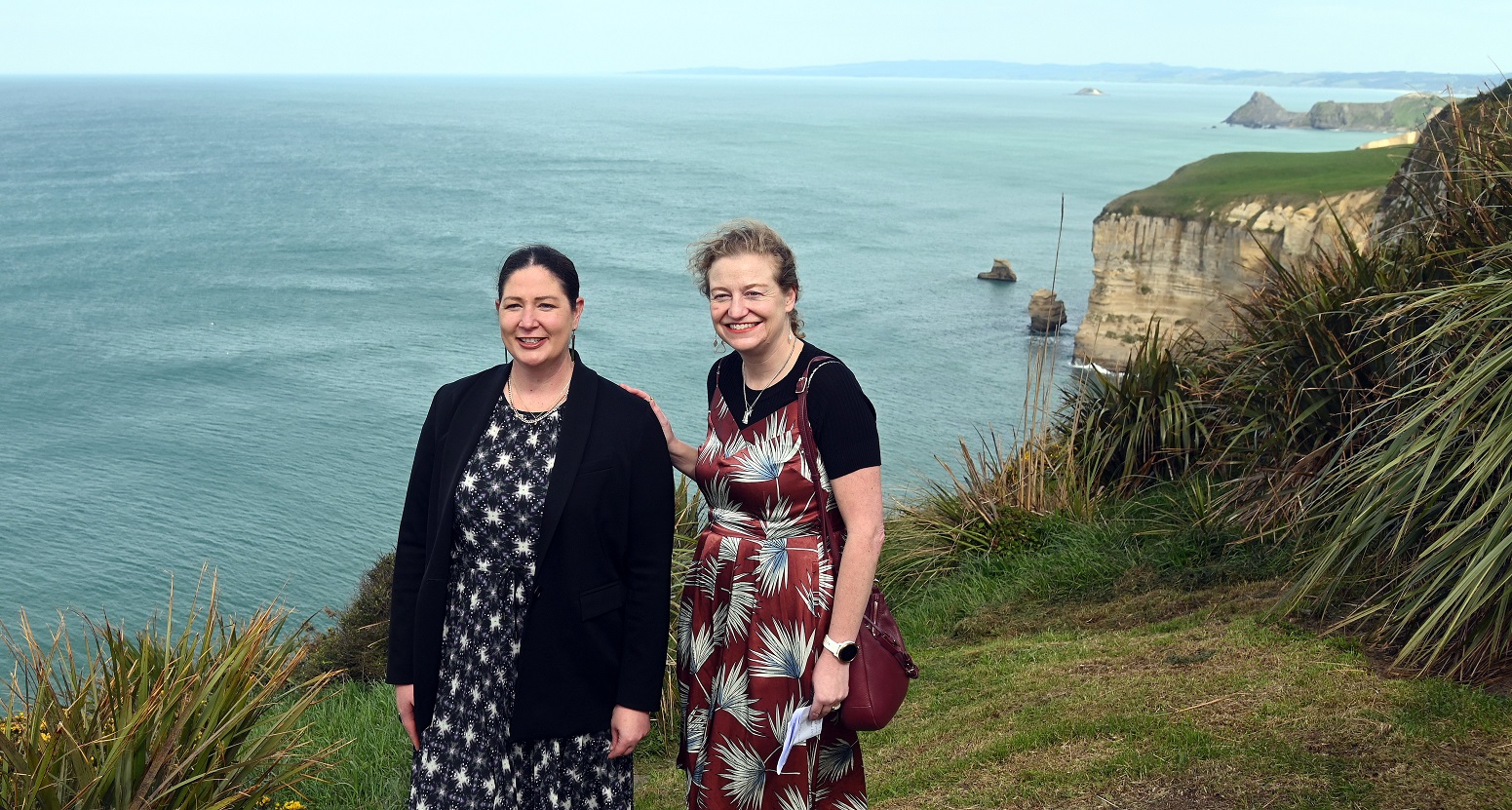 Conservation Minister Willow-Jean Prime (left) and Oceans and Fisheries Minister Rachel Brooking,...