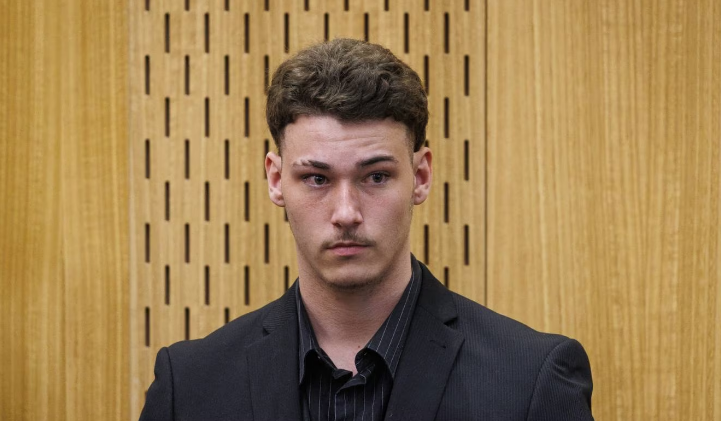 Mark Nagel during sentencing in the High Court at Christchurch today. Photo / Pool / Alden Williams