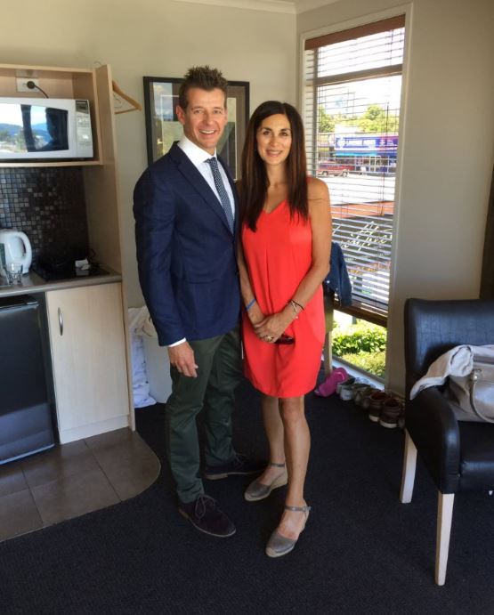 Simon Barnett and his wife Jodi. Photo: Supplied via NZH