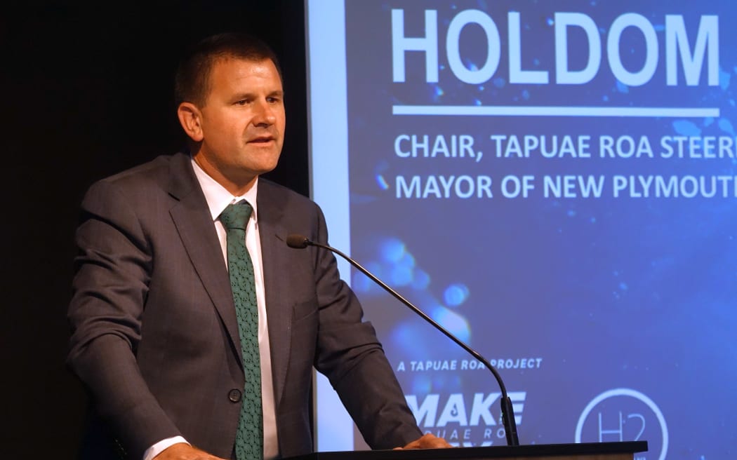 Mayor Neil Holdom was unhappy with the pause on funding. Photo: RNZ/Robin Martin