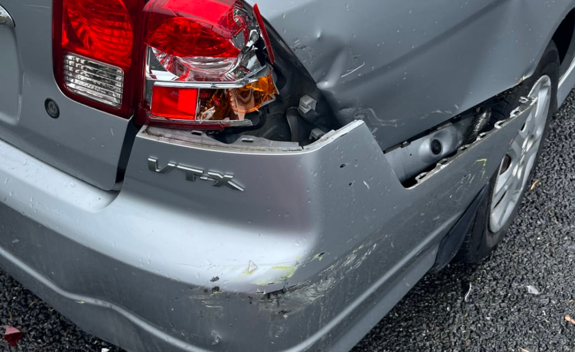 Laura Nalder came home to find this damage to her car. She's one of  88 people in Wellington...