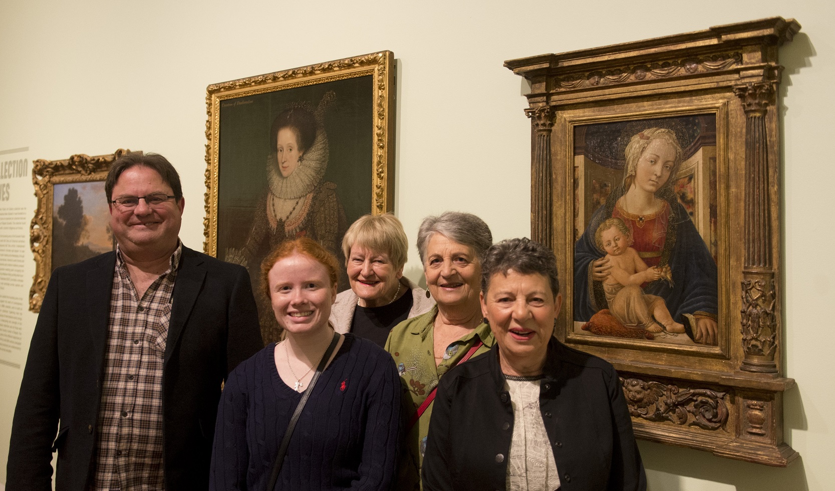 Gathered in the Dunedin Public Art Gallery for the launch of a publication about  Hallenstein...