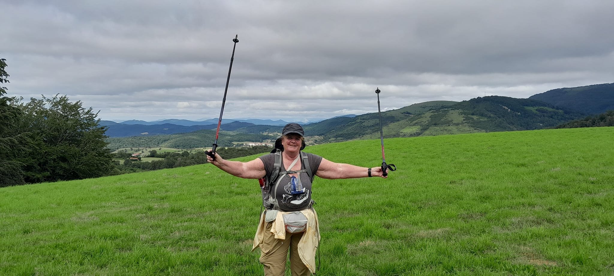 Cheryl Neill on day two of her Camino de Santiago trek.