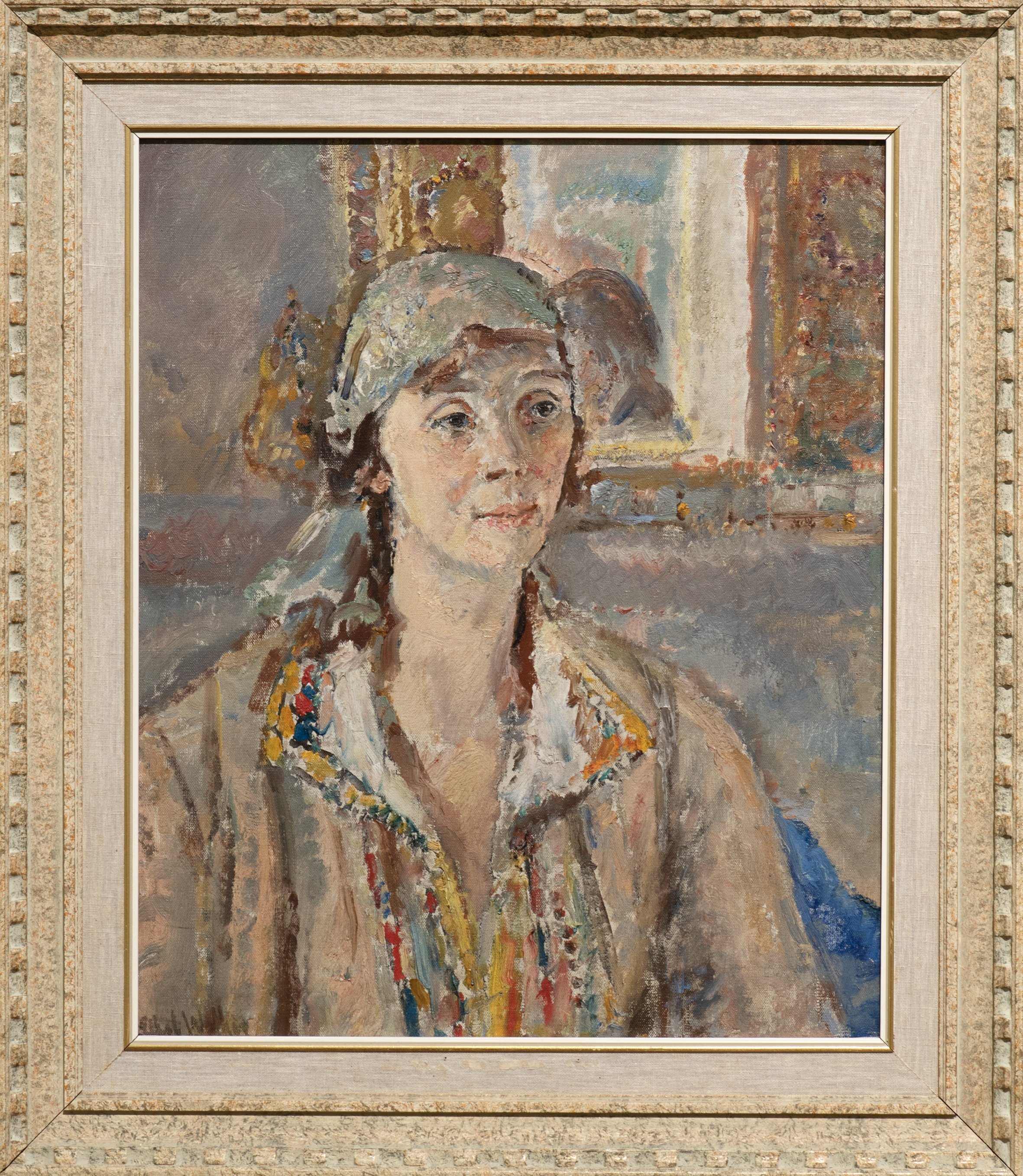 From A Traveller of the East, undated, c.1930-35, by Ethel Walker. Oil on canvas. COLLECTION OF...