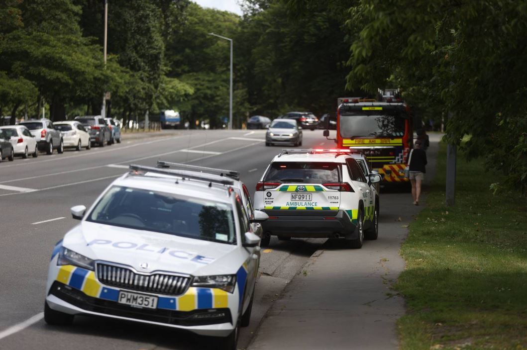 The body was found near Christchurch Hospital. Photo: George Heard