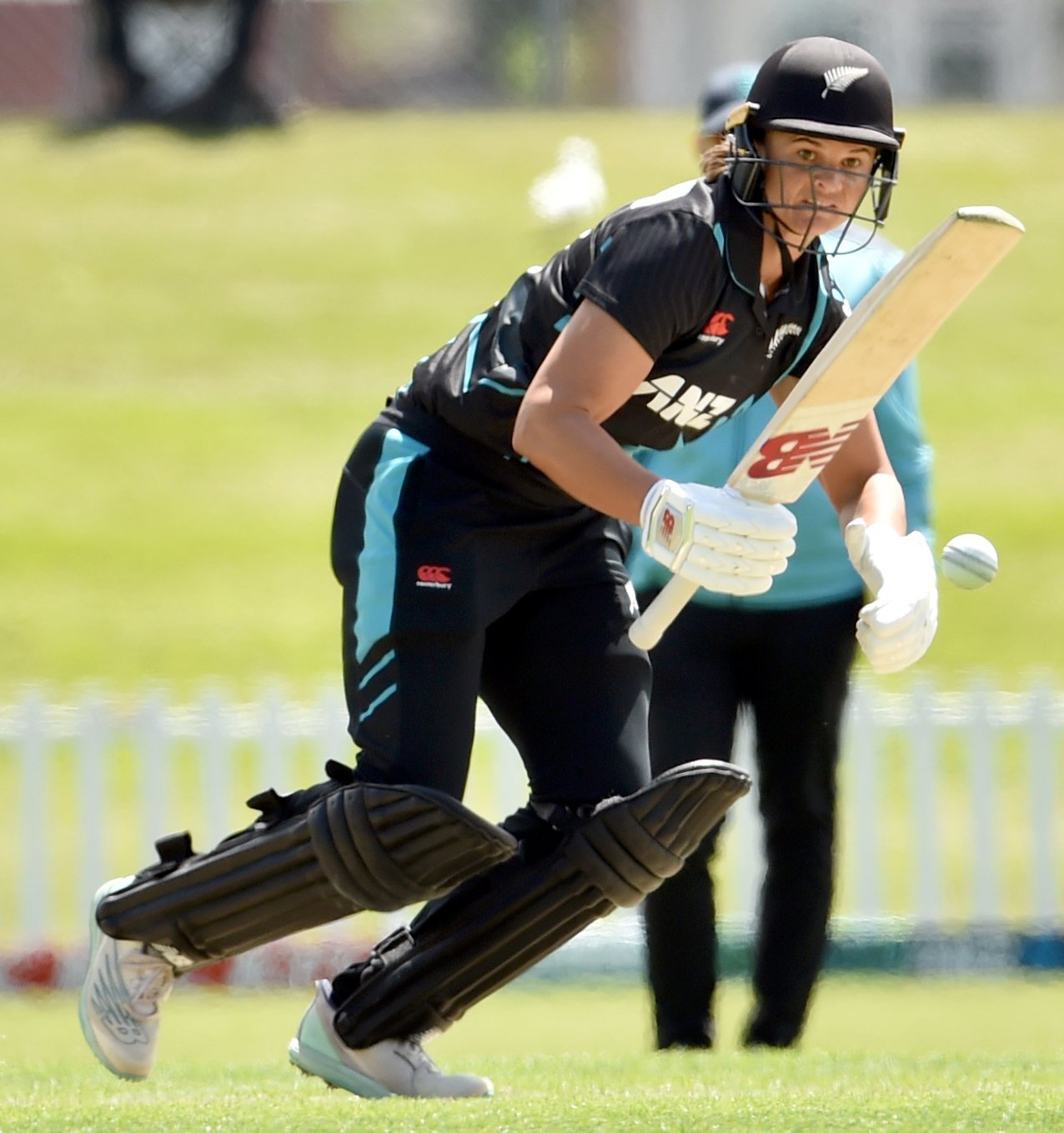 Otago and New Zealand great Suzie Bates plays a shot during the T20 international against...