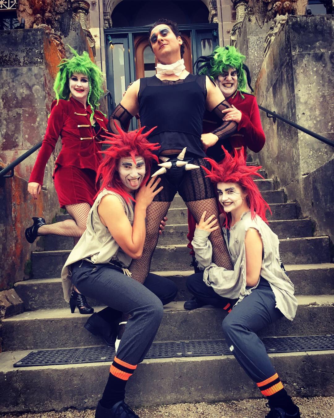 The cast of last year’s Naughty Christmas Horror Ball (clockwise from top left) Anna Langford,...