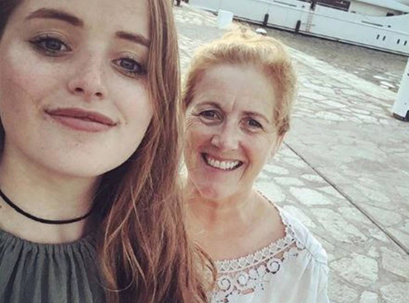 In a photo posted to Instagram, are Grace Millane, left, with her mother Gillian.