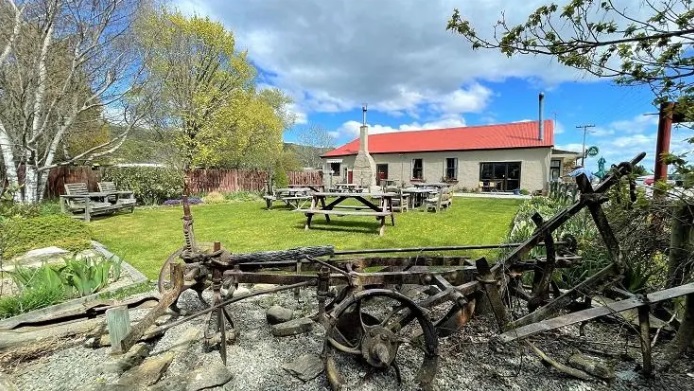 The Oturehua Railway Hotel, built in the 1800s, is a popular haunt for those riding the Otago...