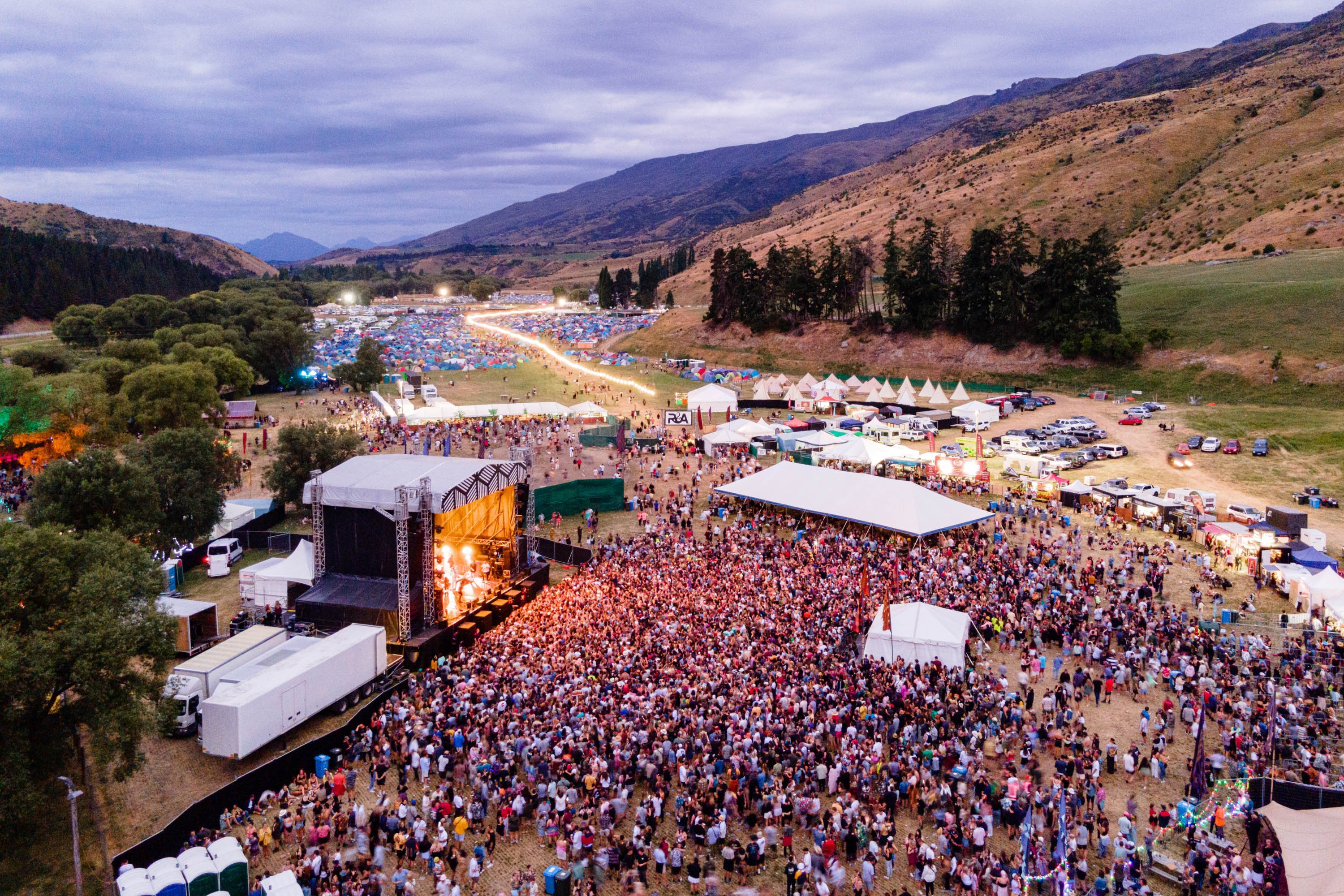 The music and camping festival in Cardrona is now in its 13th year. PHOTO: TRACEY ROXBURGH