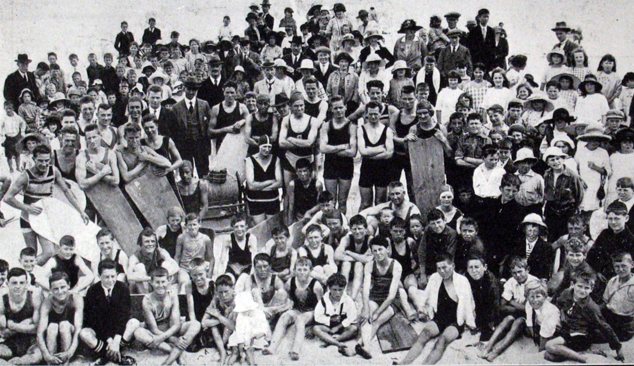The opening of the St Clair Swimming Club. Otago Witness, 24.12.1923.