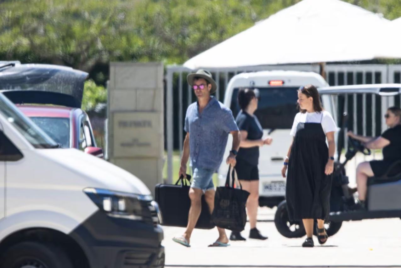 Clarke Gayford at the Hawke's Bay venue where he is getting married to former Prime Minister...