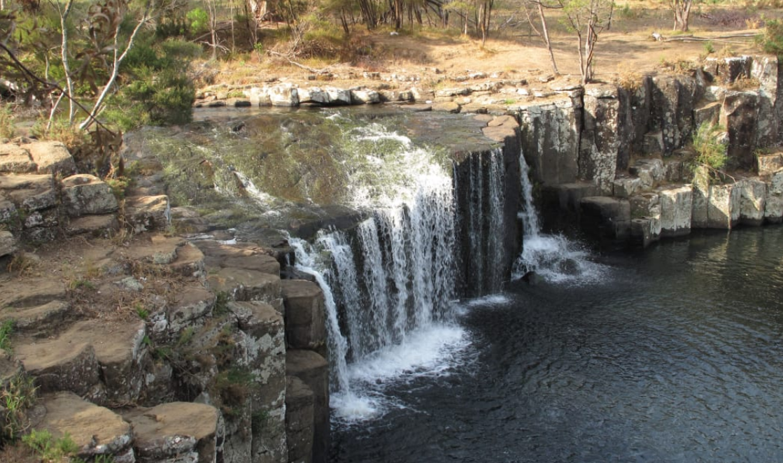 Charlie's Rock is a popular swimming hole in Kerikeri. Photo: Supplied / Peter de Graaf