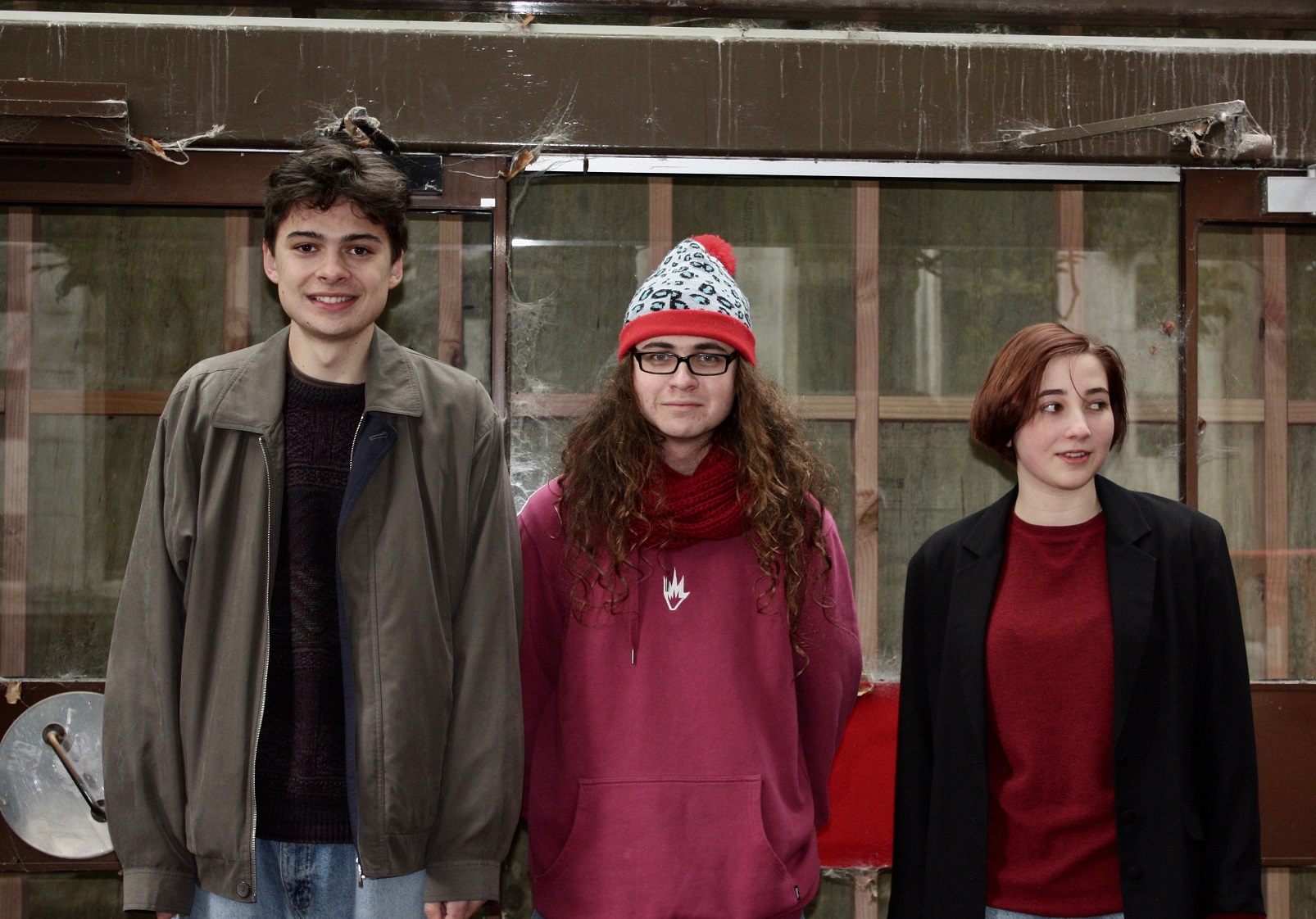 Members of Dunedin band Fool of Stars (from left) Jacob Smith, Max White, and Olive Ward. Photo:...