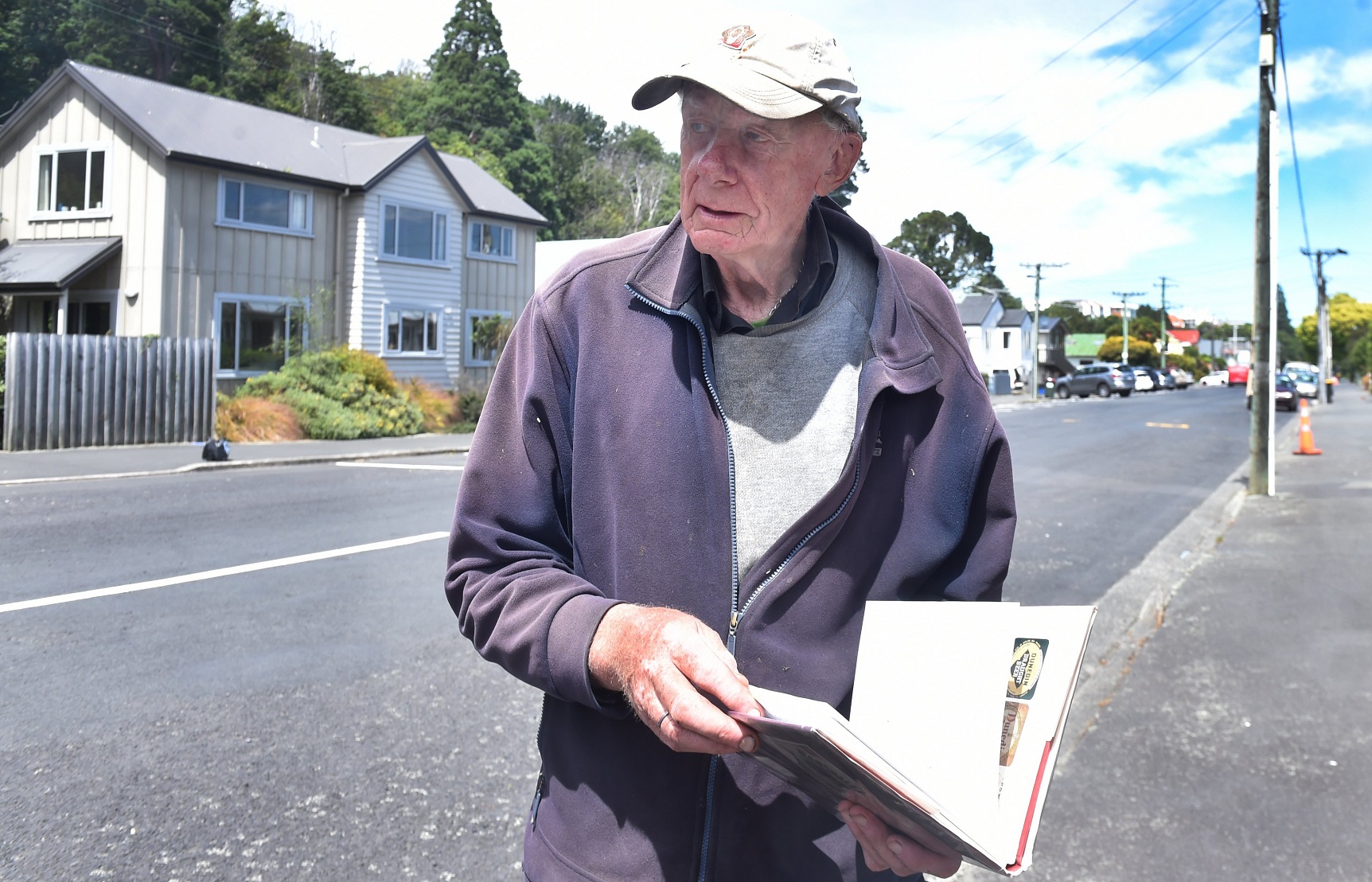 Leith St resident Ivan Booth has lived in the largely student-occupied street his entire life....