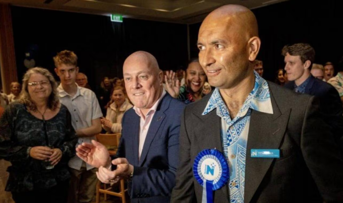 Prime Minister Christopher Luxon (left) with Tama Potaka. Photo: RNZ 