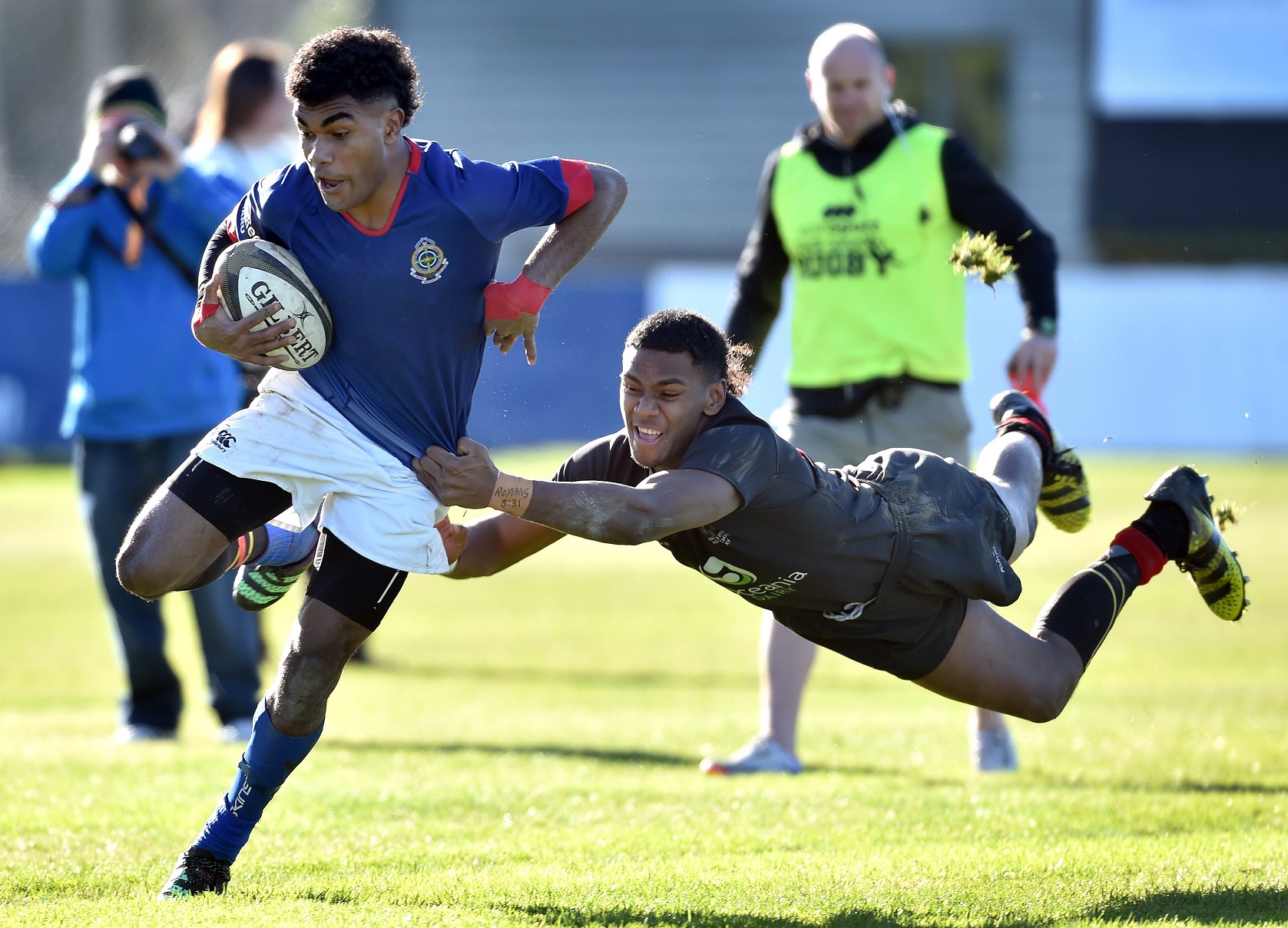 Years of rivalry between these two First XV teams make great photo opportunities with the...