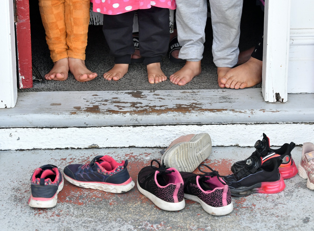 A former refugee family are waiting for a Kainga Ora home in Dunedin. Photo: Stephen Jaquiery