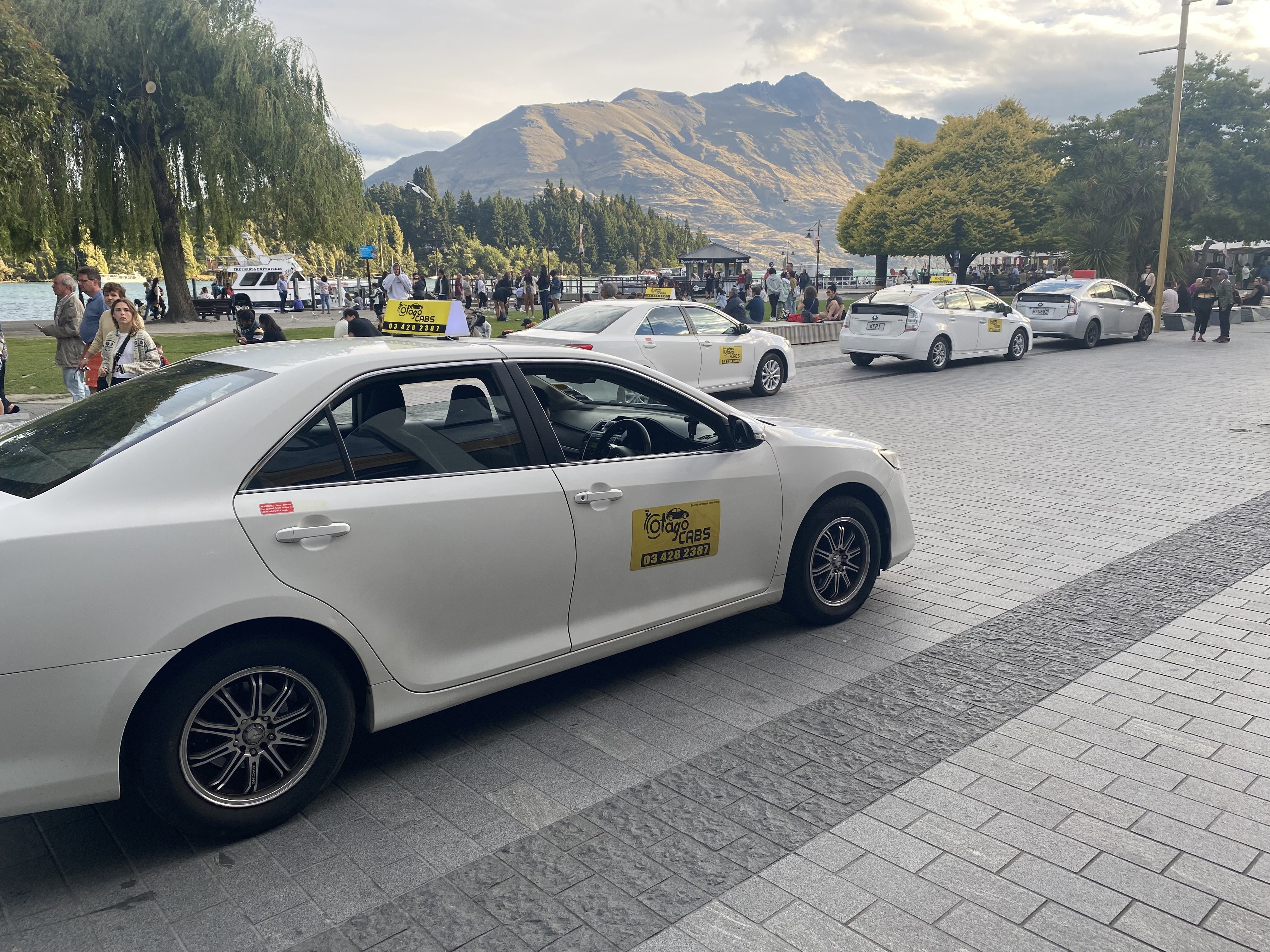 ‘Scab cabs’ have taken over shared space in Queenstown’s upgraded CBD, using it as a pseudo taxi...