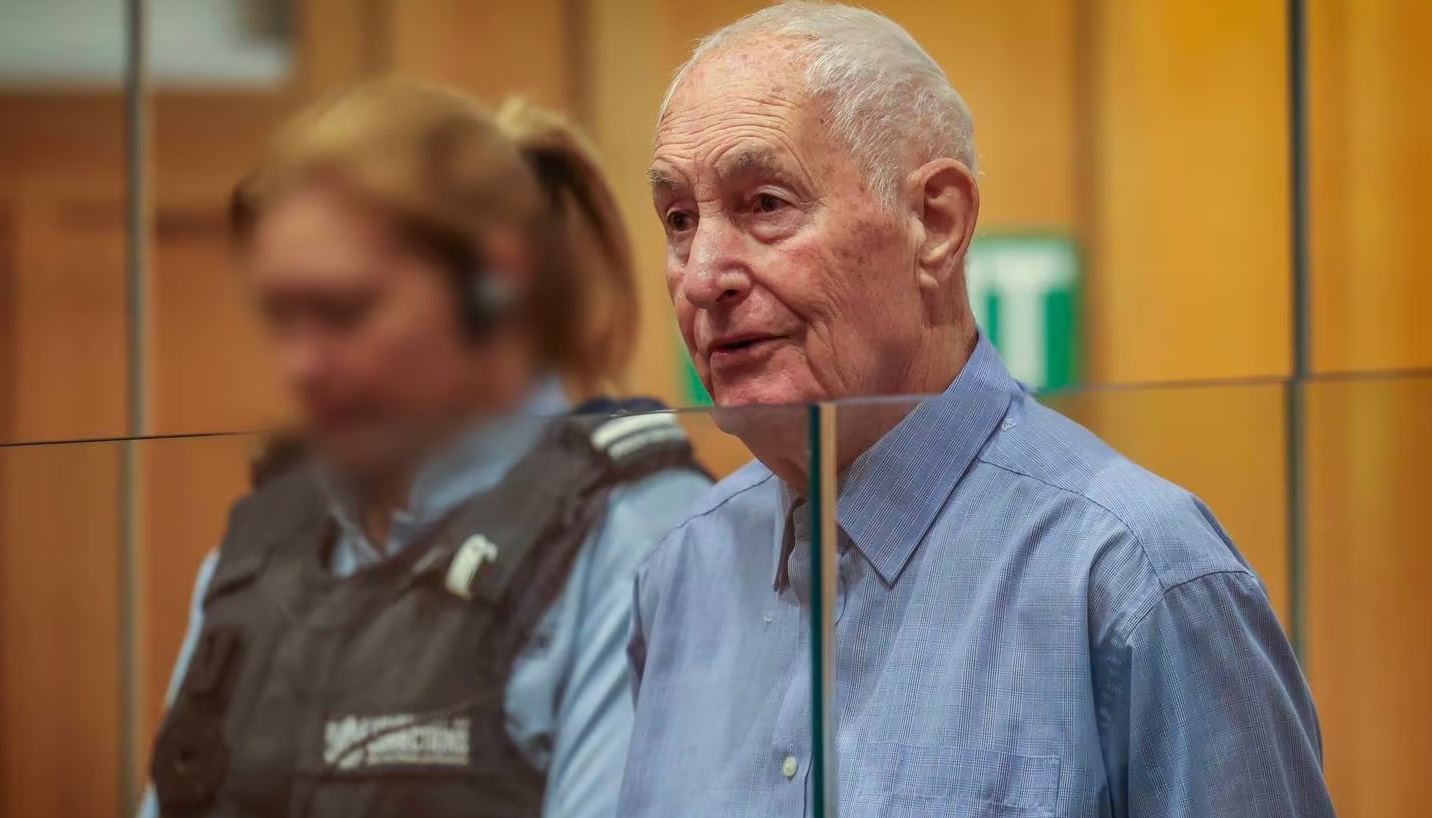 John Salter, 80, in the High Court at Hamilton this morning. Photo: NZ Herald