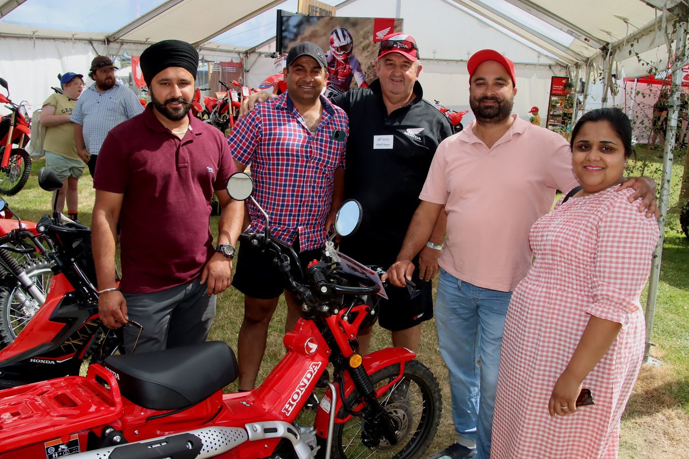 Mokoreta dairy farmers (from left) Baljinder Singh, Jaspal Singh, Harminder Singh and Girija...