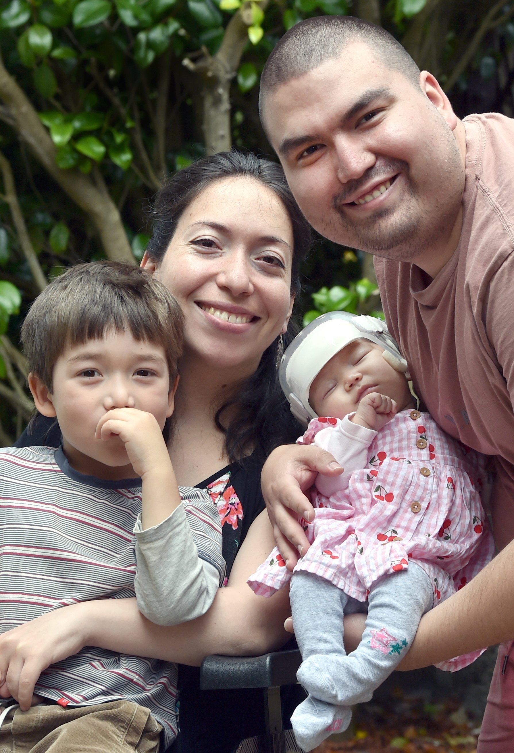 Dunedin couple Benjamin Duran-Vinet and Karla Araya-Castro, son Maximo Duran-Araya (5) and...