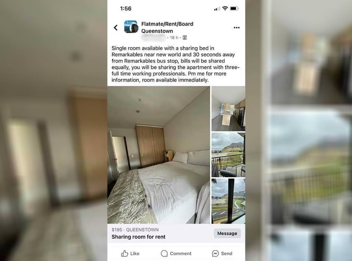 The rental listing in question. Image: Facebook