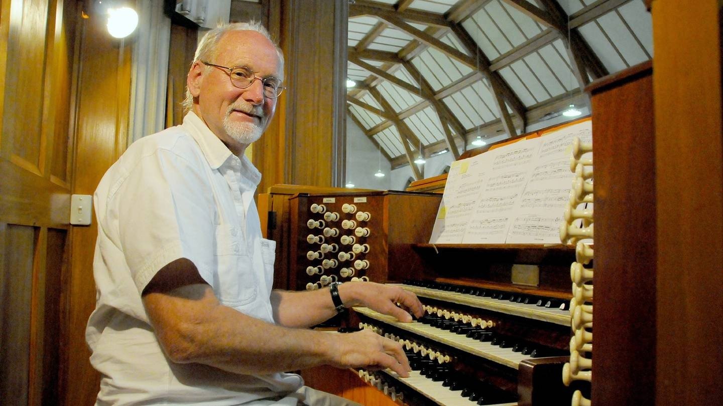 Chris Hainsworth has loved the organ all his life. 